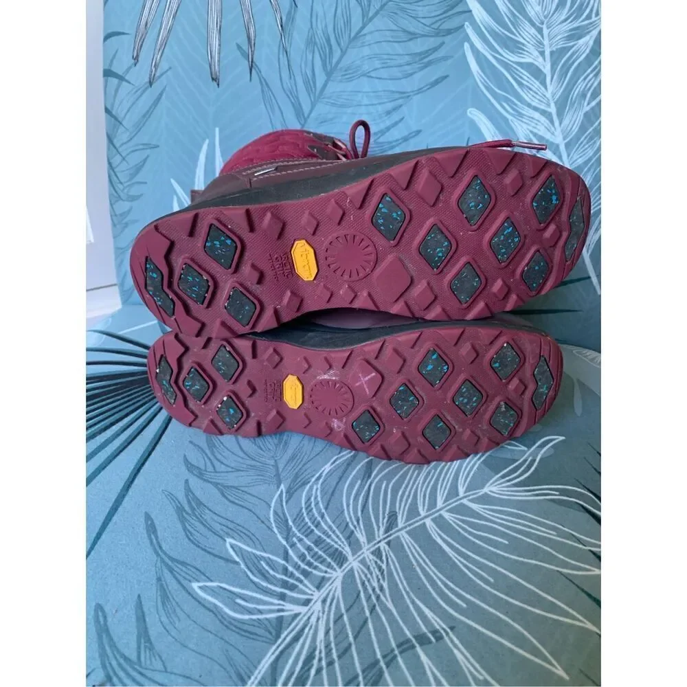 UGG Australia Lachlan Shearling Waterproof Cordovan Maroon Winter Snow Boots 8.5